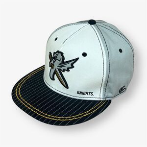 Charlotte Knights Hat Snapback MiLB Baseball Cap Dragon Logo Pinstripe OC Sports
